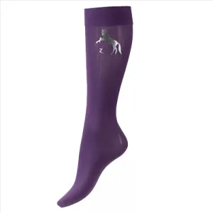 Horze Kids Thin Knees Socks with Shiny Logo