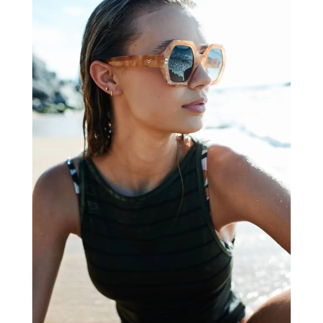 I-Sea Joni Polarized Sunglasses - Honey Tort Polarised