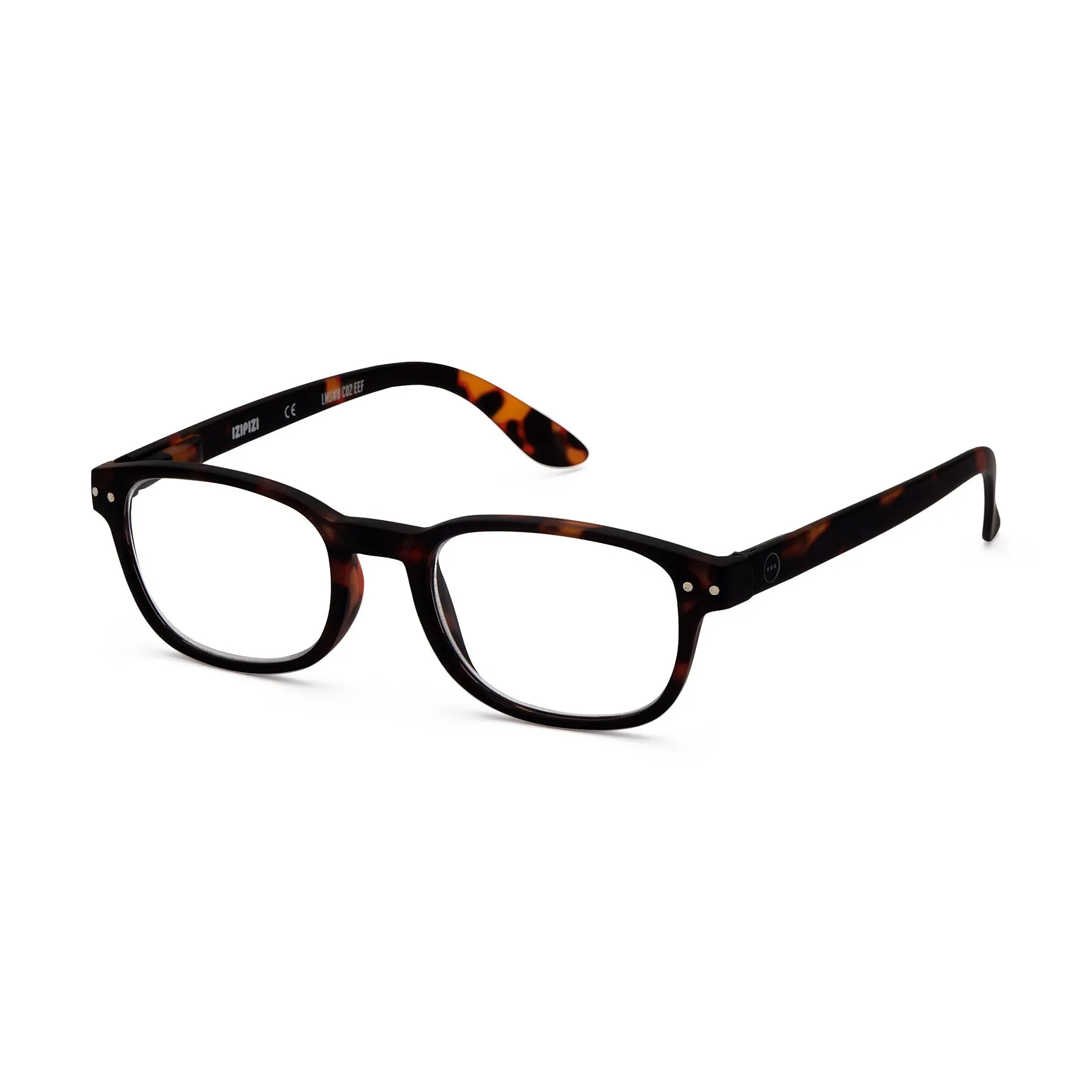 IZIPIZI Rectangular Reading Glasses #B - Black