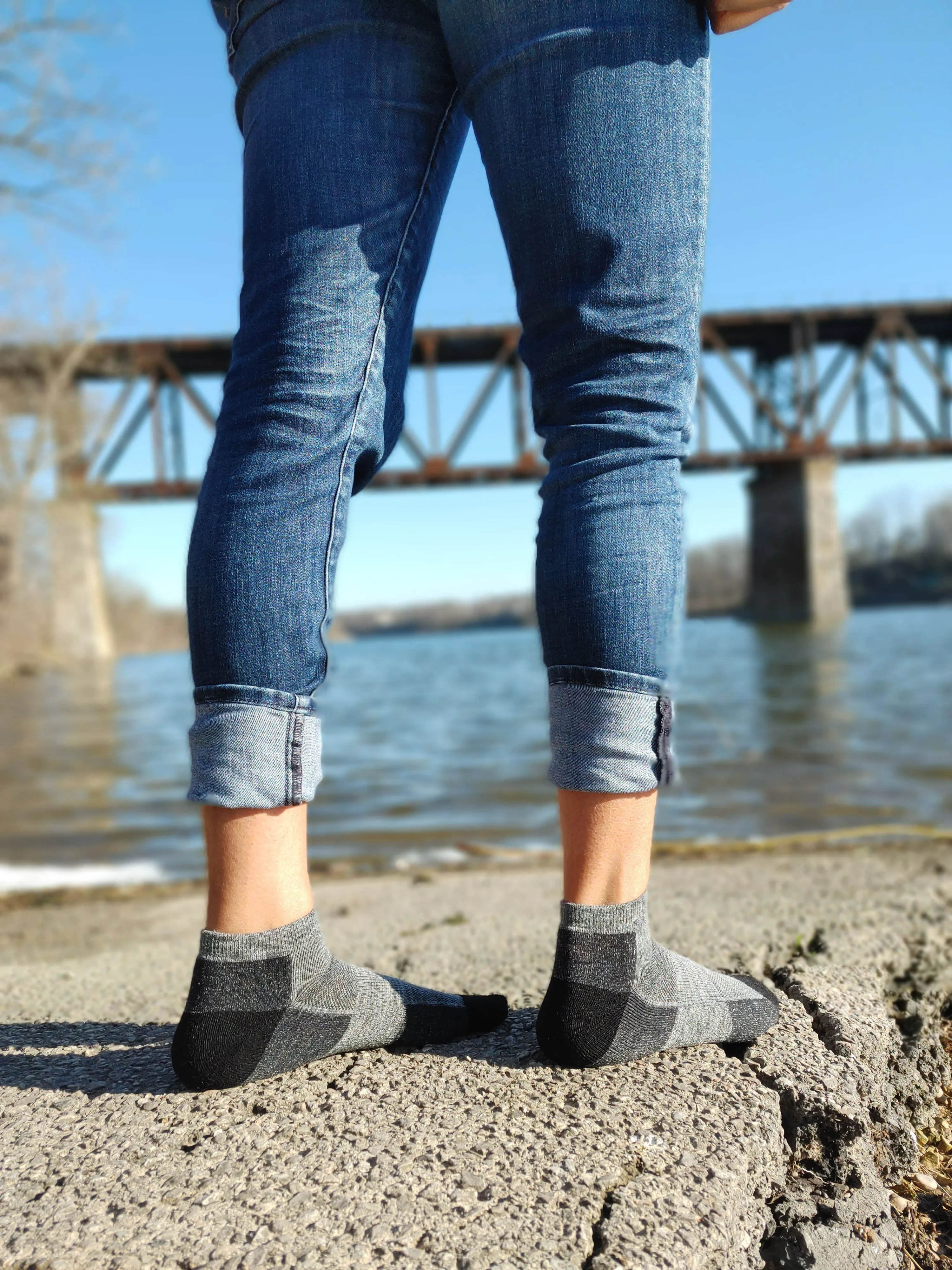 J.B. Field's Hiking "Summer Hiker" Merino Wool Low-Cut Ankle Socks