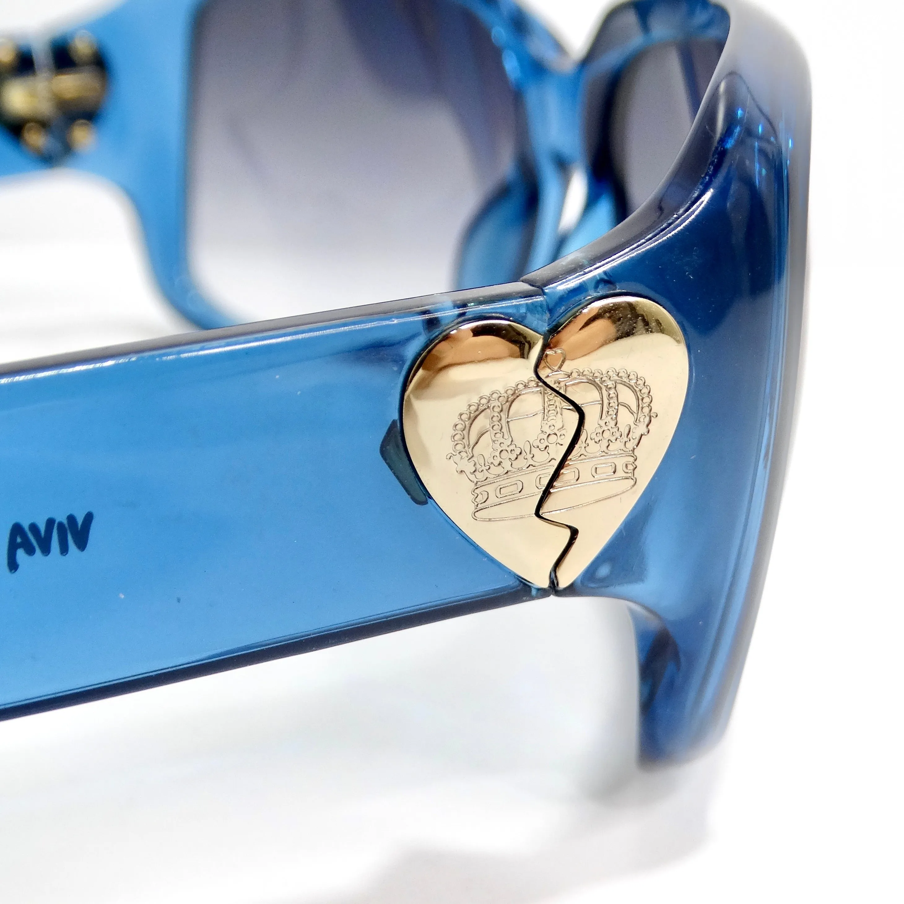 Juicy Couture Y2K Blue Sunglasses
