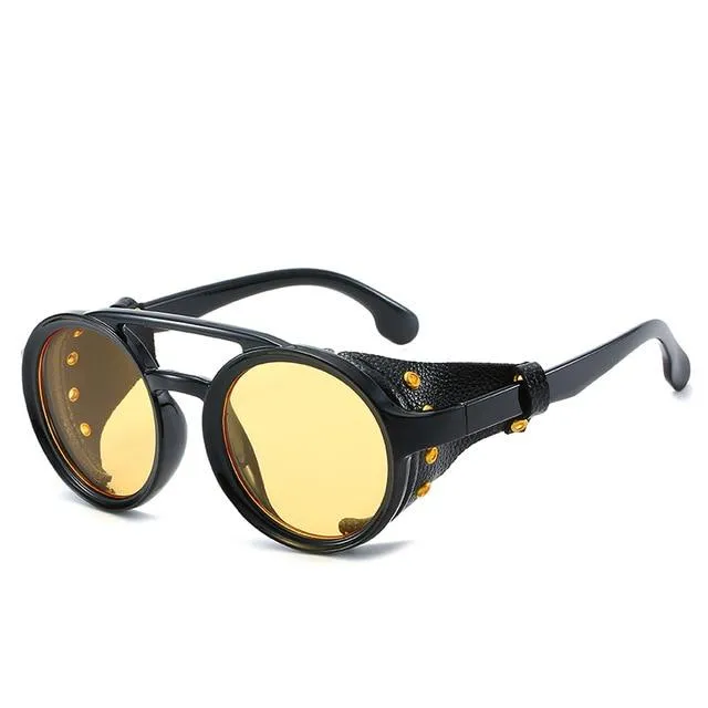 KEITHION Unisex Steampunk Goggles With Side Shields