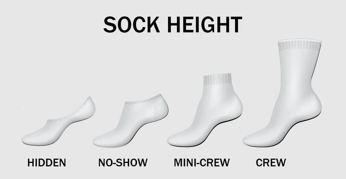 Liner Lightweight Crew Toesocks