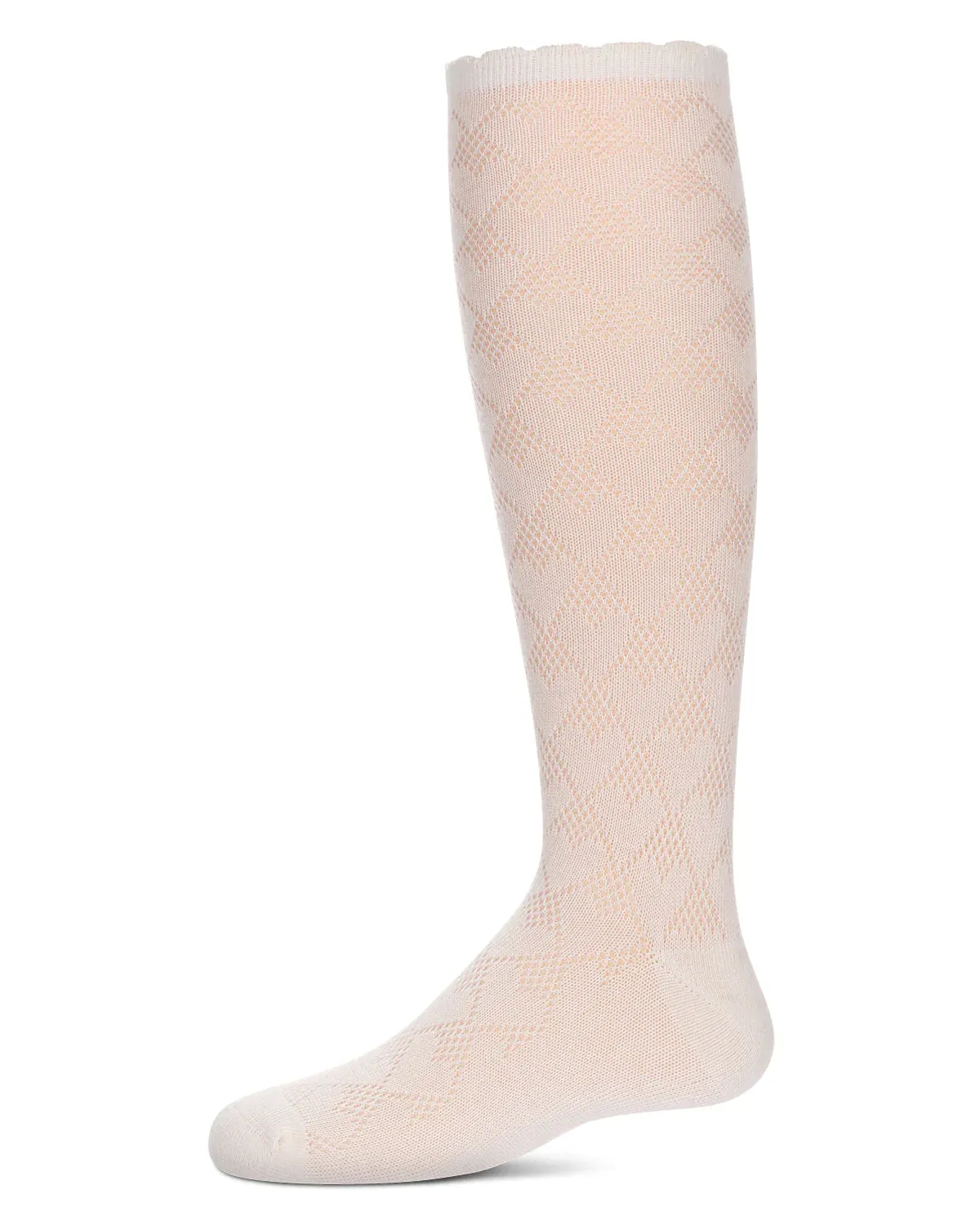 MeMoi Open Work Heart Knee High Socks
