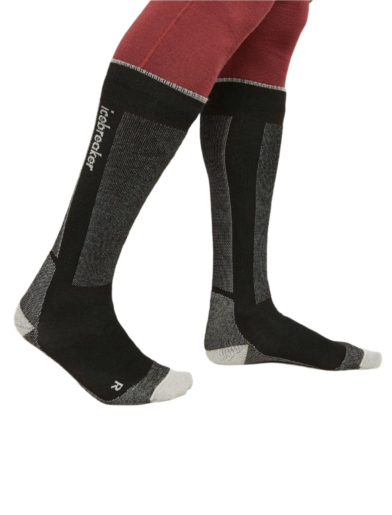 Merino Ski  Light Over The Calf Socks - Men's