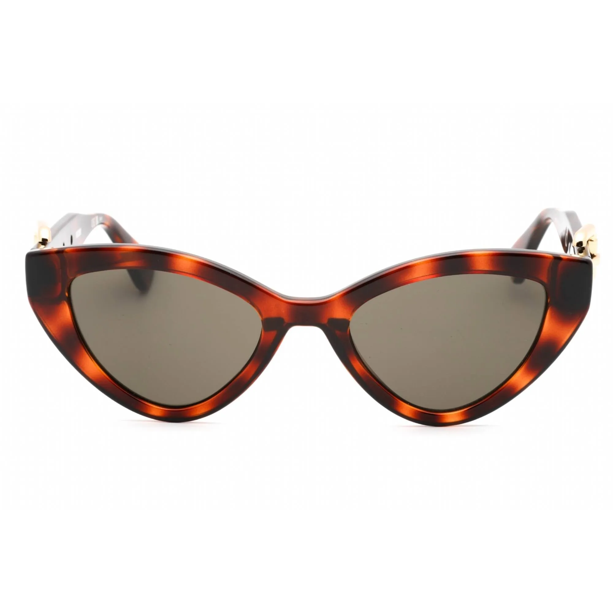 Moschino Women's Sunglasses - Havana Cat Eye Plastic Full Rim Frame | MOS142/S 005L 70