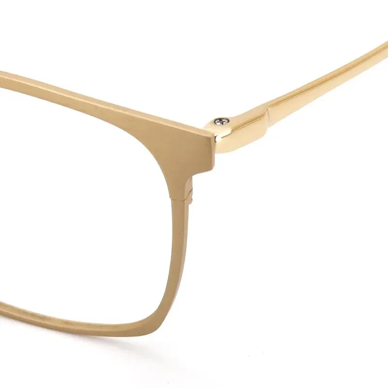 Muzz Men's Full Rim Square Titanium Eyeglasses S18008