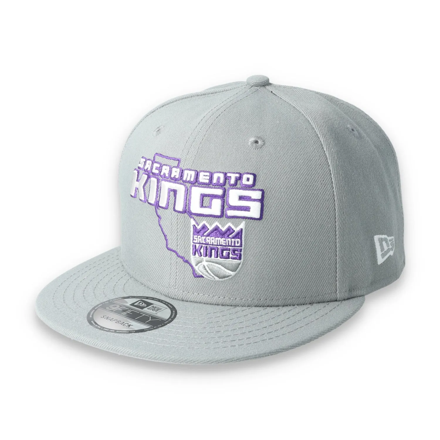 New Era Sacramento Kings  State Logo 9FIFTY Snapback Hat