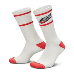 NIKE EVERYDAY PLUS CUSHIONED CREW SOCKS (2 PAIRS) WHITE