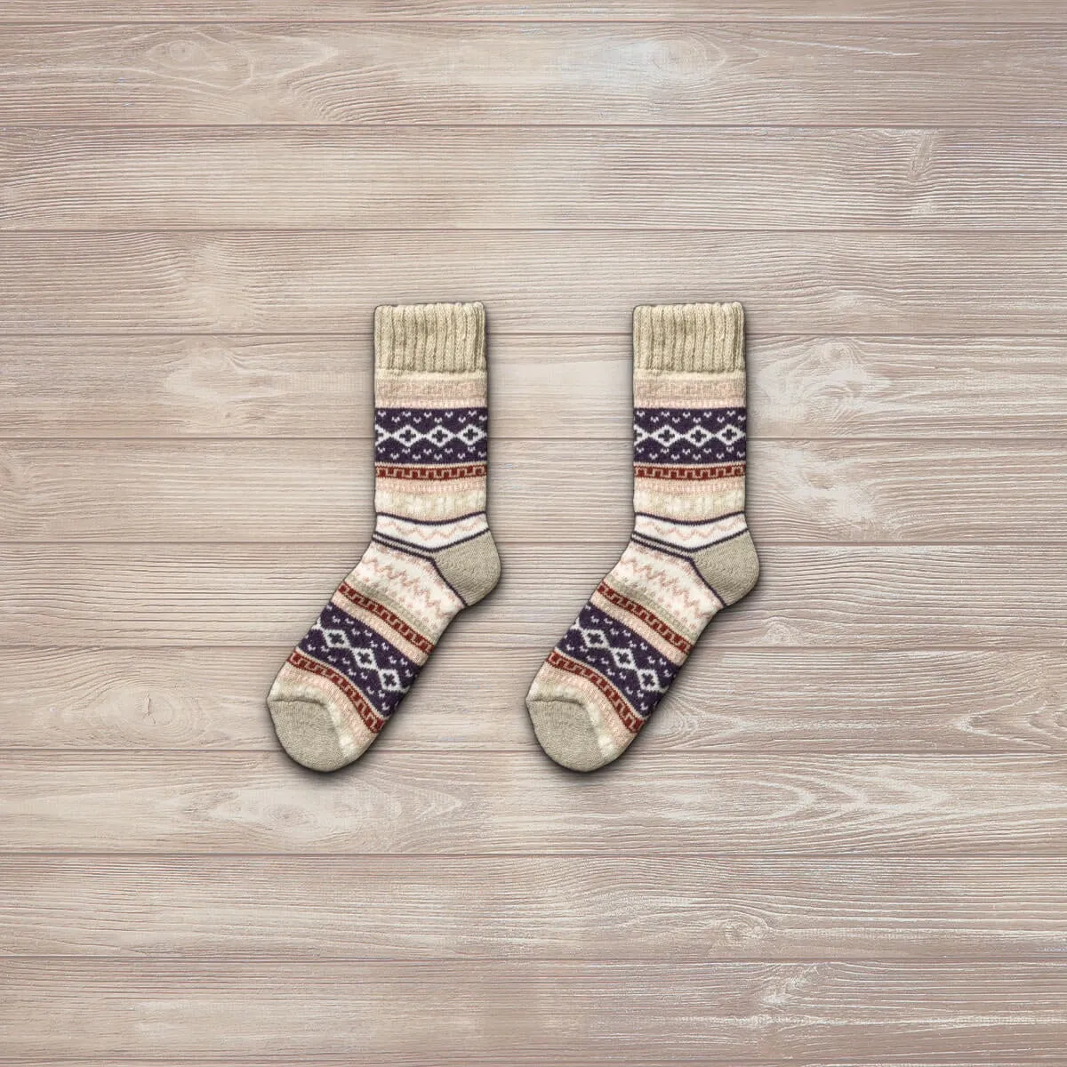 Nordic Socks Unisex IDA Wool Cream