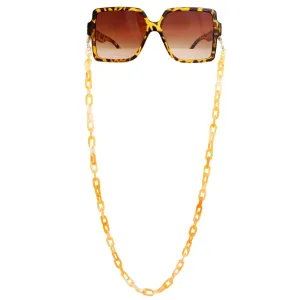Orange Link Sunglasses Chain