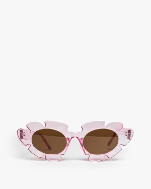 Pink Flower Shape Sunglasses