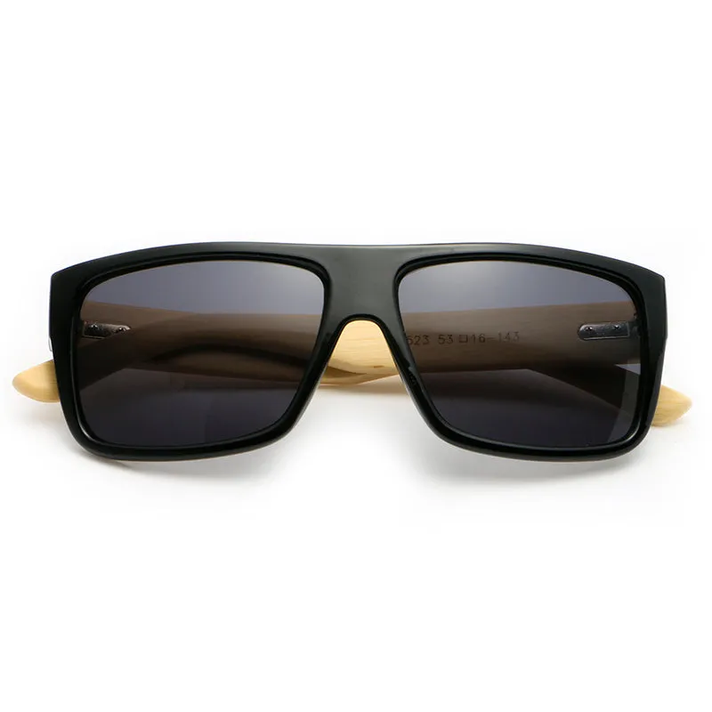 Polarized Square Wooden Sunglasses