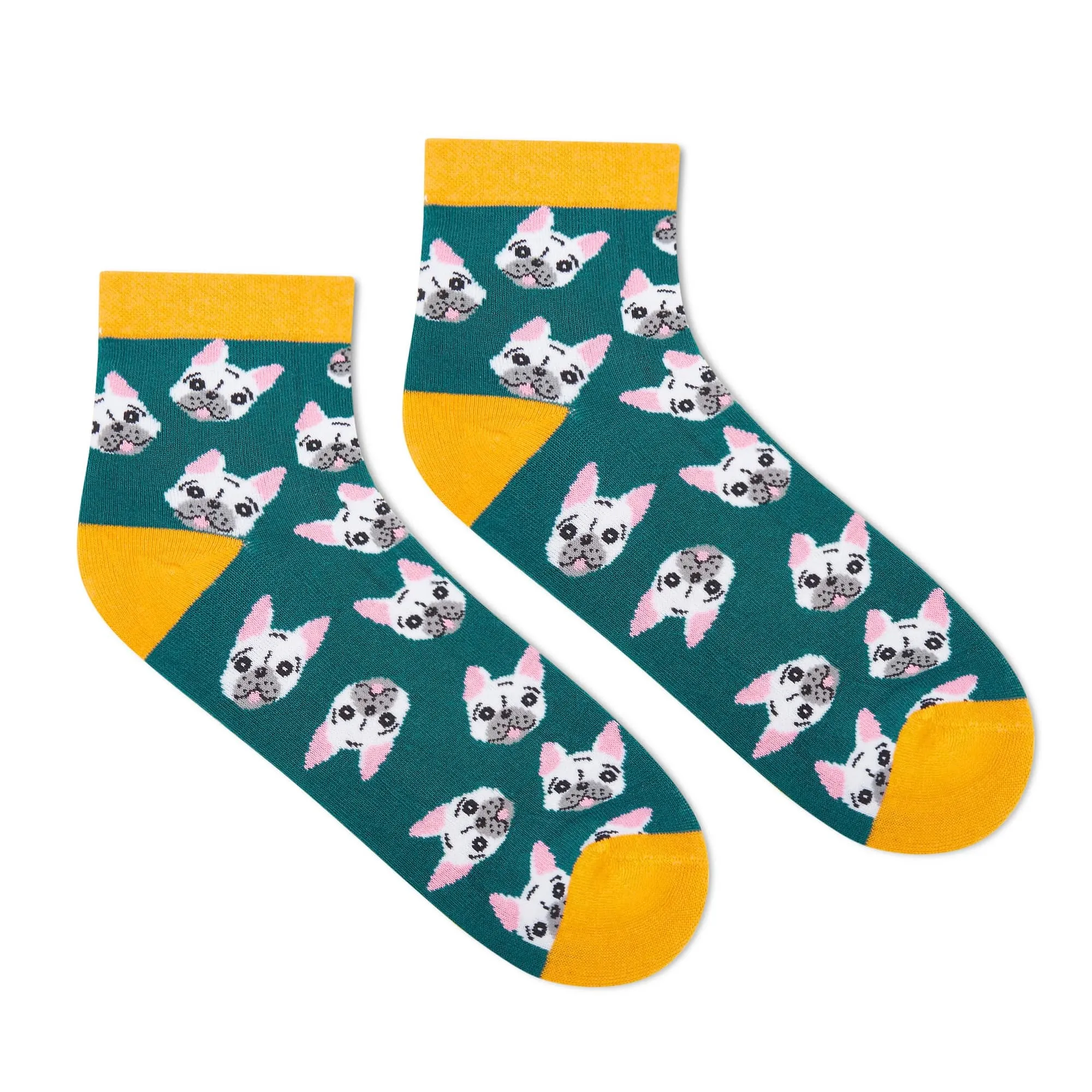 Pug Ankle Length Socks For Men & Women.
