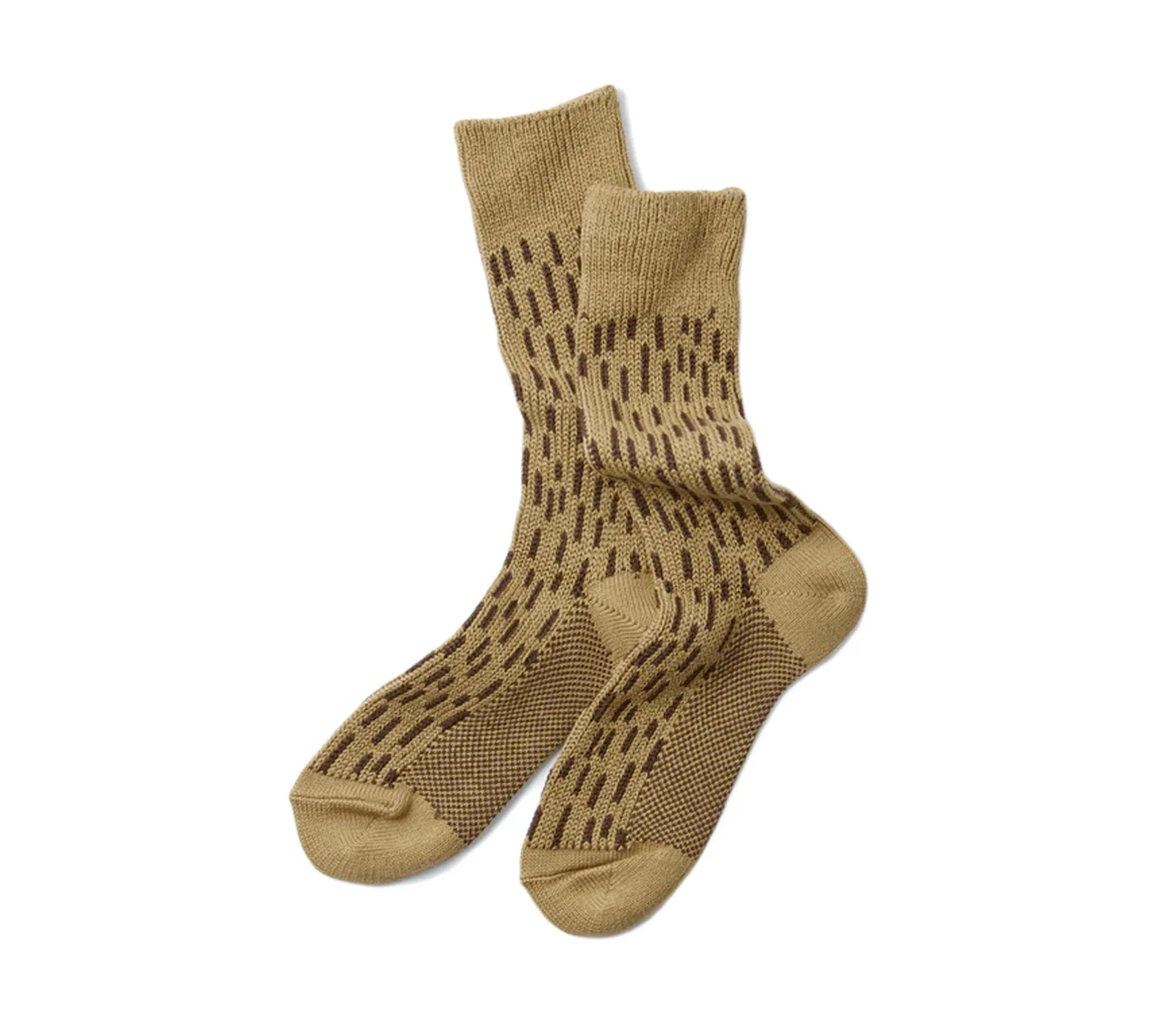 Raindrop Crew Sock | Khaki/Brown