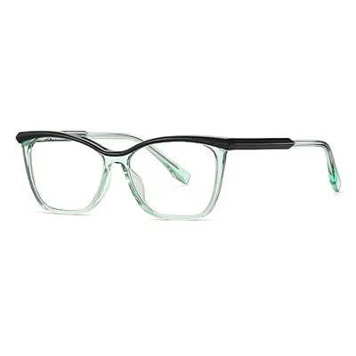 Ralferty Women's Full Rim Square Cat Eye Tr 90 Acetate Eyeglasses D3517