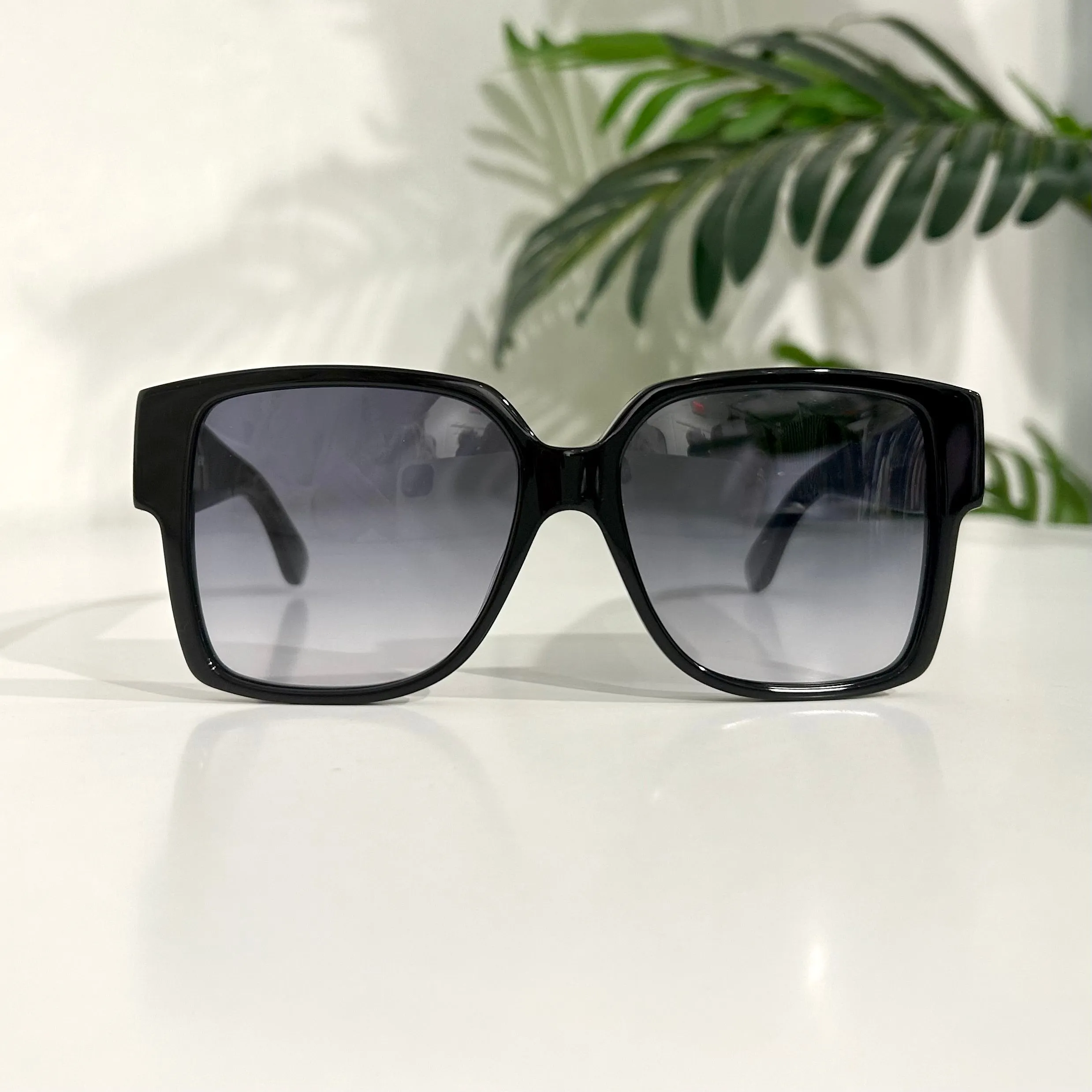 Saint Laurent Oversized Black Sunglasses
