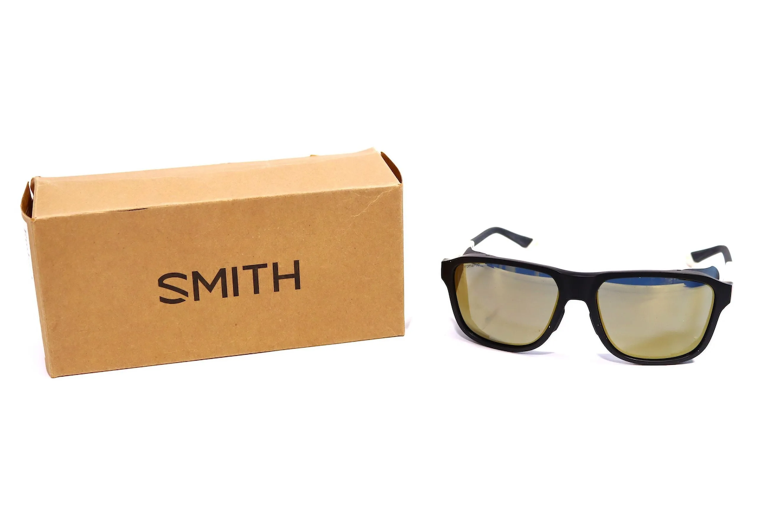 Smith Embark Sunglasses, TNF Matte Black/Matte Gardenia White Frame, ChromaPop P