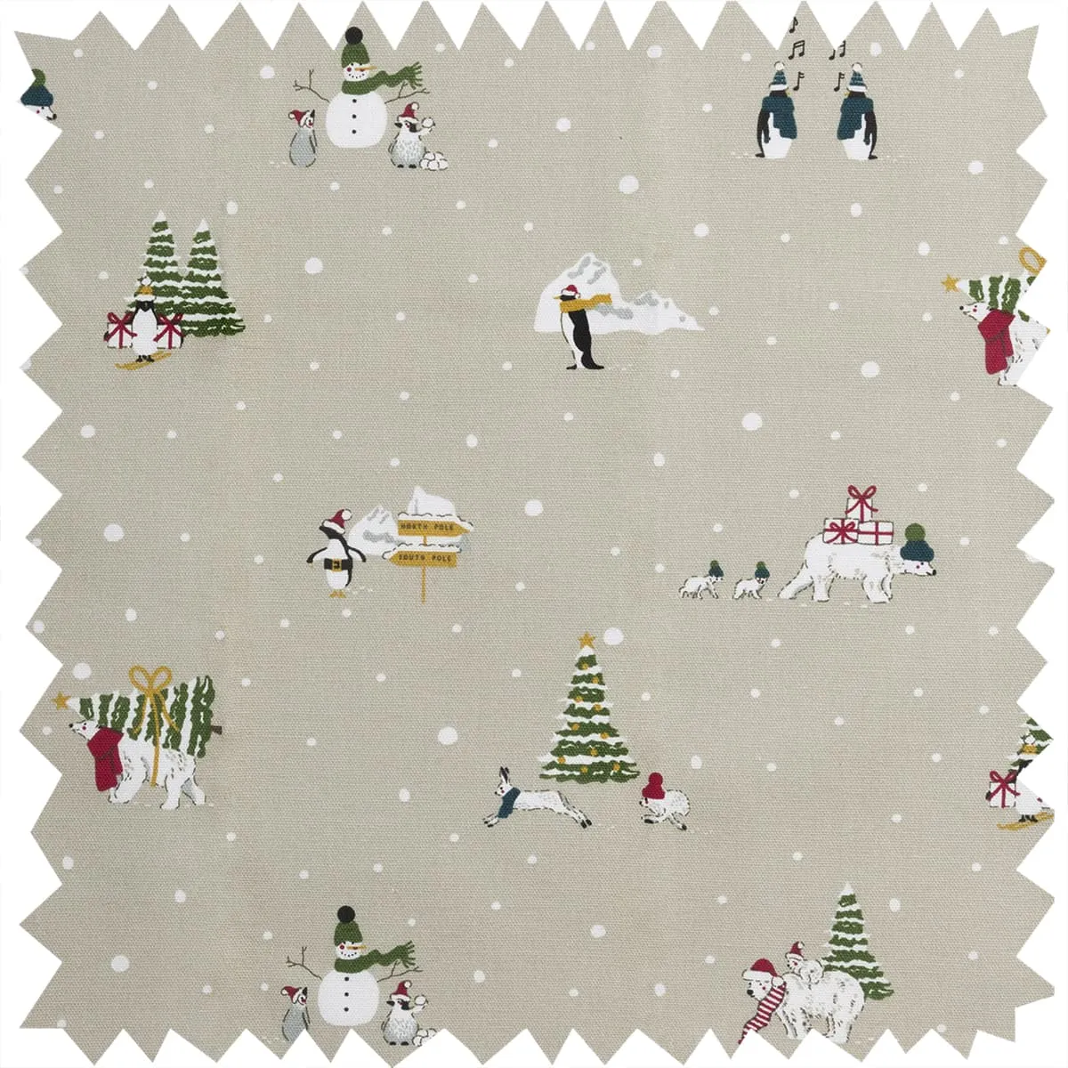 Snow Season Circular Hob Cover