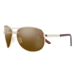 Suncloud Aviator Sunglasses Gold/Polar Brown
