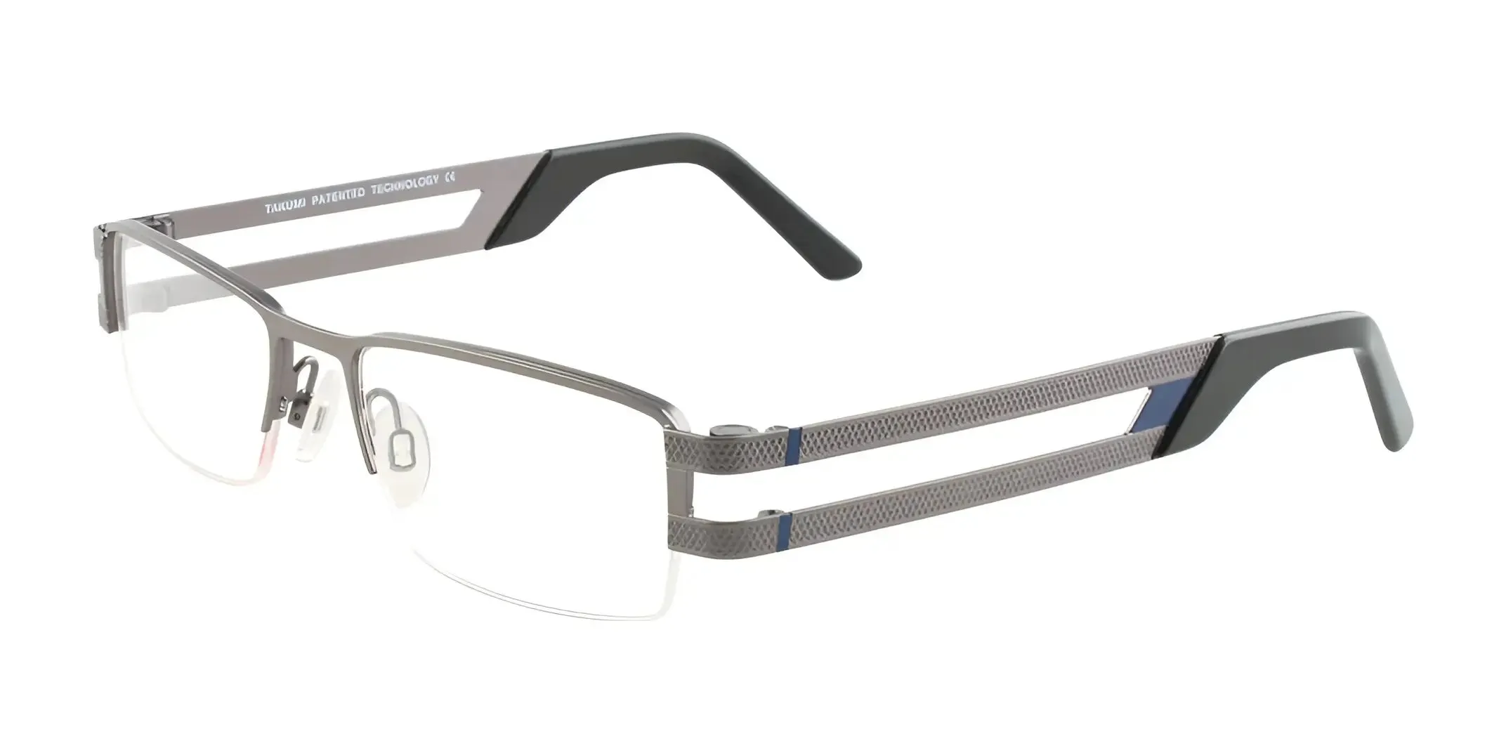 Takumi TK918 Eyeglasses with Clip-on Sunglasses | Size 49