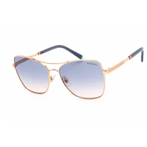 Tiffany Women's Sunglasses - Full Rim Rose Gold Metal Cat Eye Frame | 0TF3084 610516