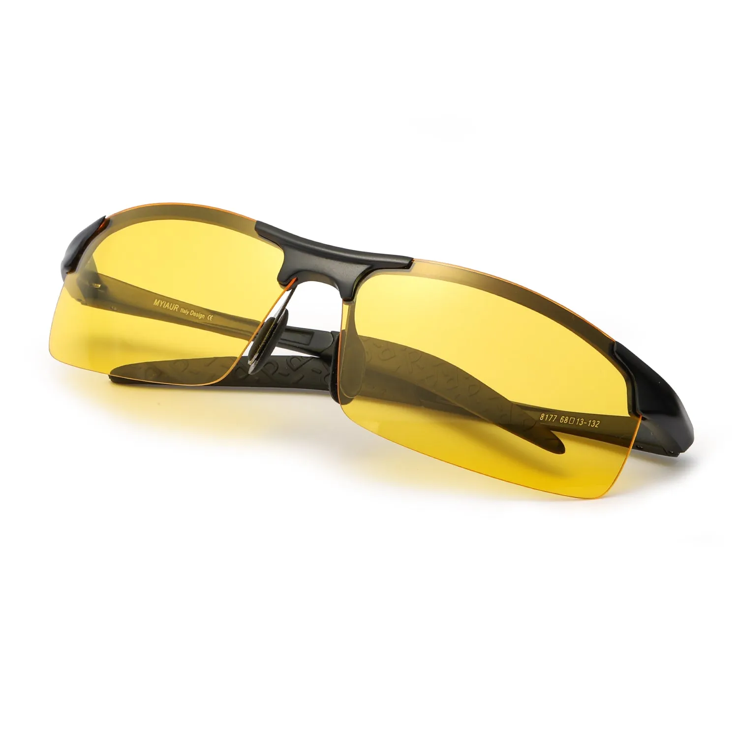 TJUTR Anti Glare Polarized Night Vision Sunglasses for Men