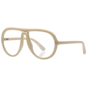 Tom Ford Women's Sunglasses - Cybil Demo Lens Shiny Ivory Acetate Frame | FT0768 025