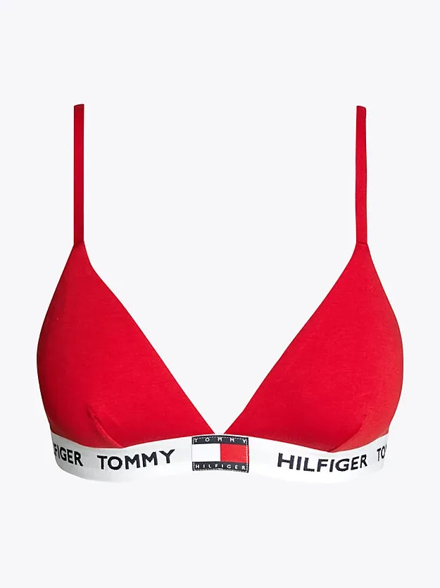 Tommy Hilfiger Women's Heritage Triangle Bra - Primary Red