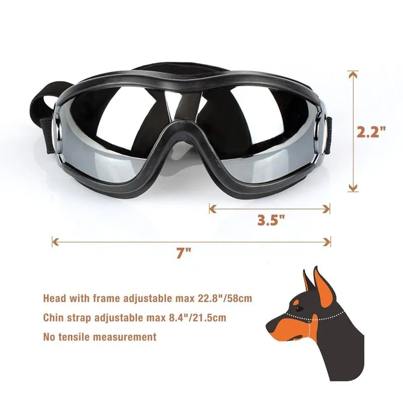 Top-Tier Protection: High Quality Large Dog UV K9 Goggles!
