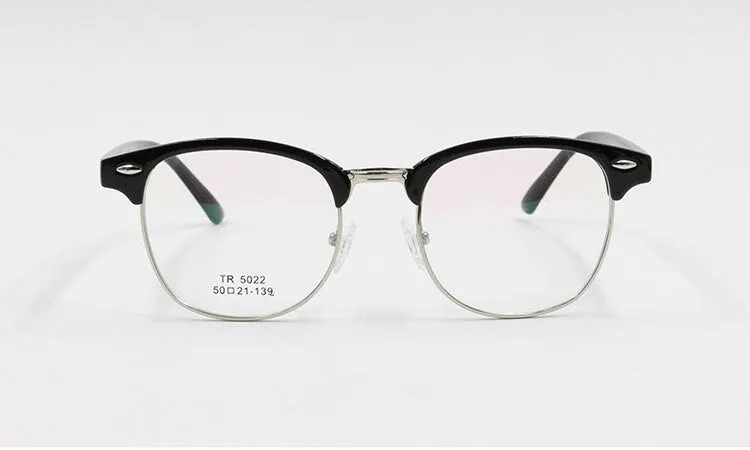Unisex Full Rim Round Tr 90 Titanium Eyeglasses 5022