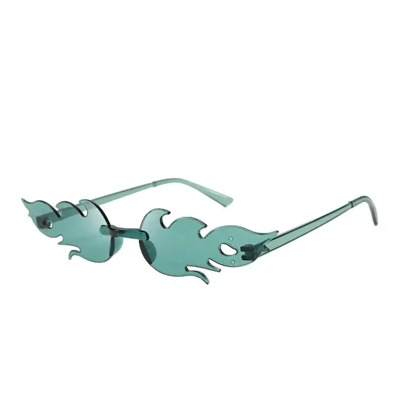 Vintage Trendy Fire Flame Sunglasses UV400 Outdoor Cycling Accessories