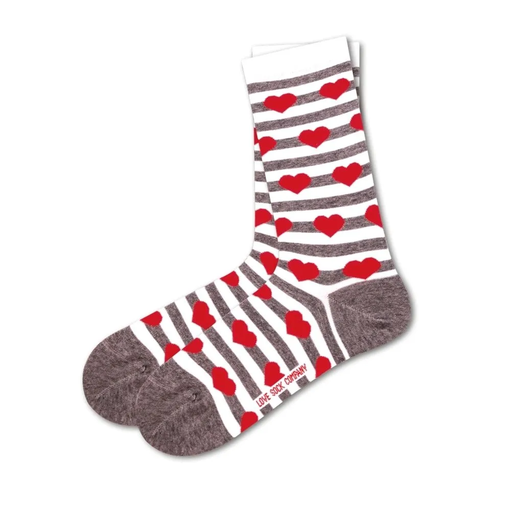 Women's Colorful Hearts Socks Gift Set - Organic Cotton, Orlando