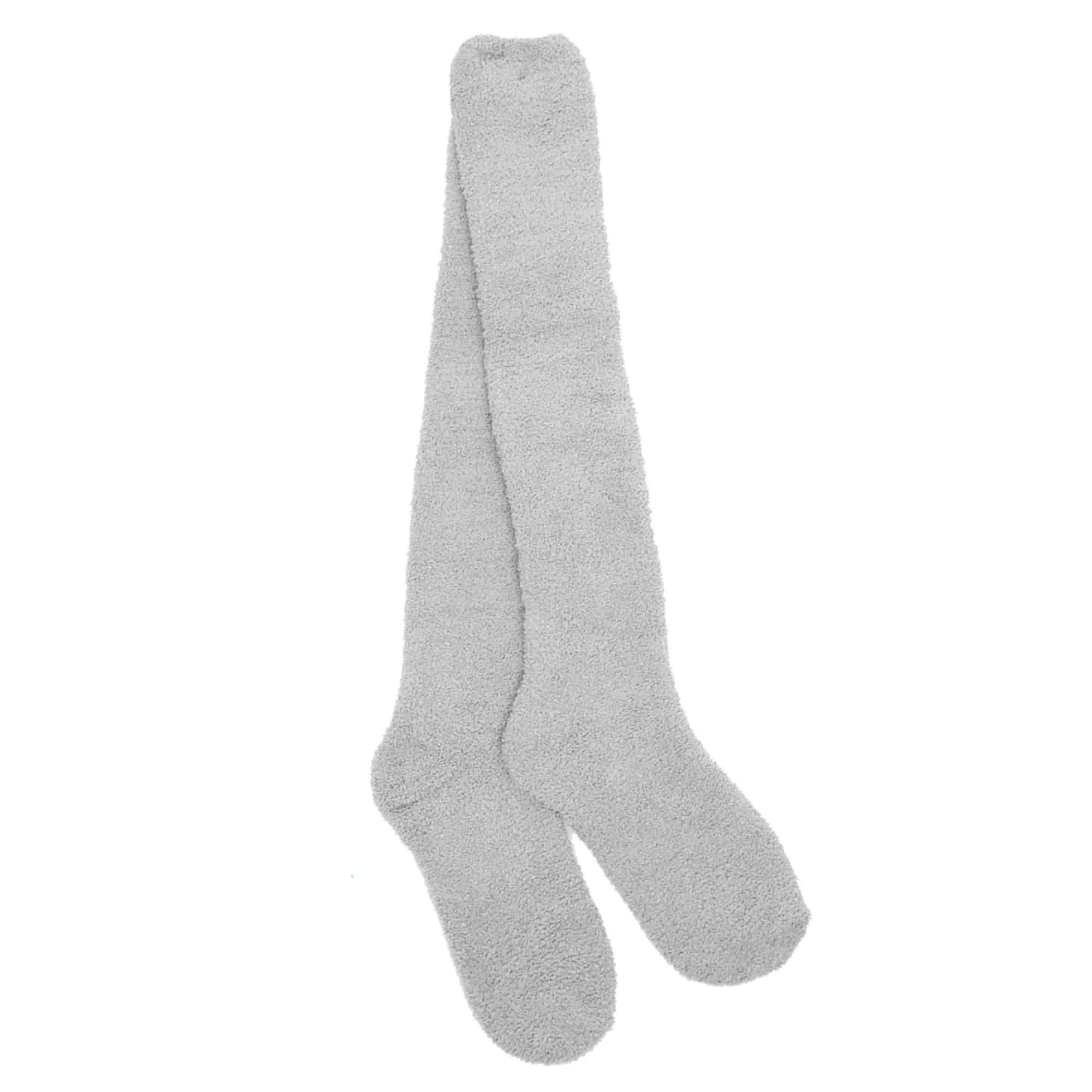 Women's Fuzzy Patterened Knee High Socks
