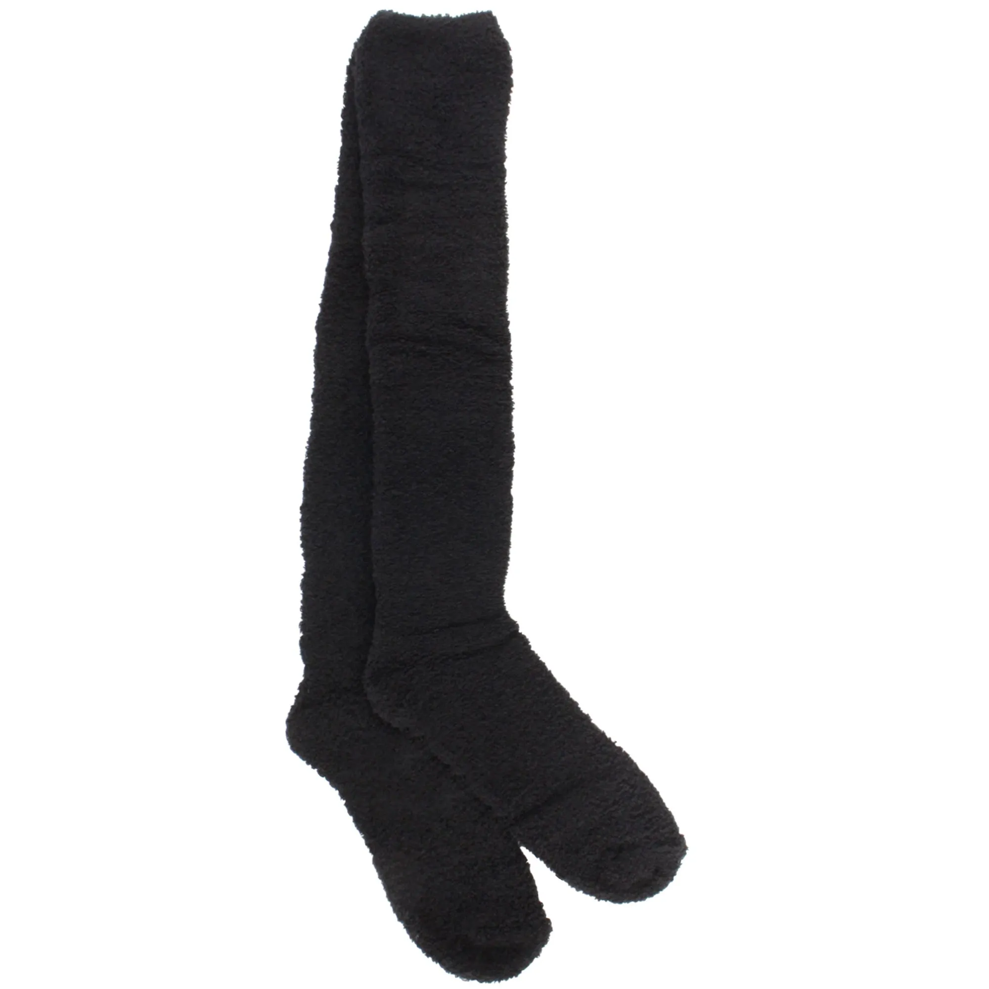 Women's Fuzzy Patterened Knee High Socks