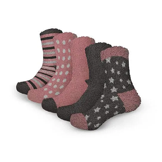 Women's Ultra-Plush Cozy Warm Fuzzy Fluffy Crew Socks