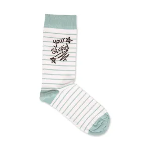 Your Stupid Socks Holiday Socks Cotton Socks Birthday Gift Socks Funny Socks Unisex Socks Pattern Socks Holiday Socks Cute Socks