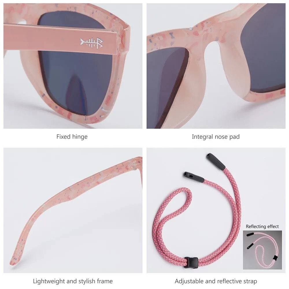 Youth&Kids Polarized UV 400 Protection Sunglasses with Adjustable Strap