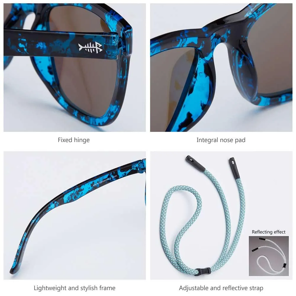 Youth&Kids Polarized UV 400 Protection Sunglasses with Adjustable Strap
